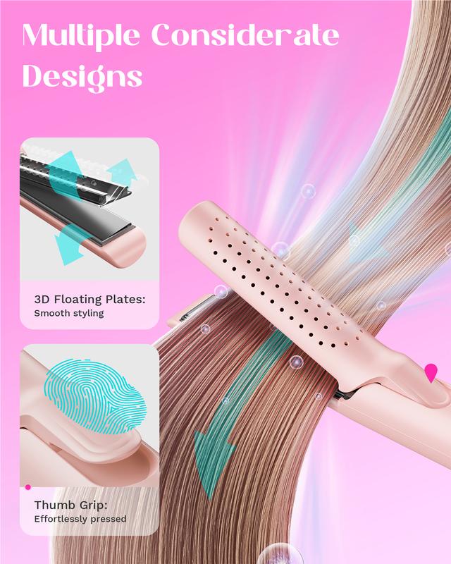 Wavytalk Airflow Styler 2-in-1 Hair Curler & Straightener 360° Cooling Air