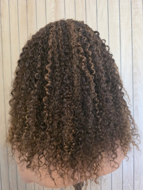 16 Inch (40cm) 5x5 HD Lace Wig – 100% Virgin Human Hair, 200% Density