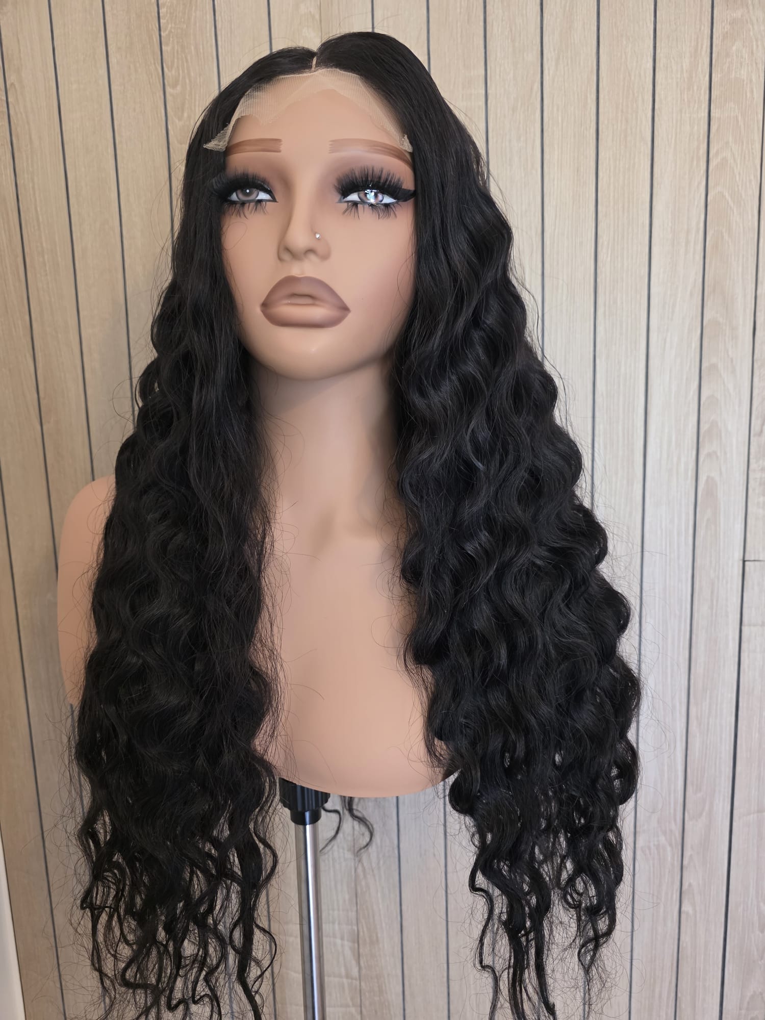 28 Inch (70cm) 5x5 HD Lace Wig – 100% Virgin Human Hair, 200% Density