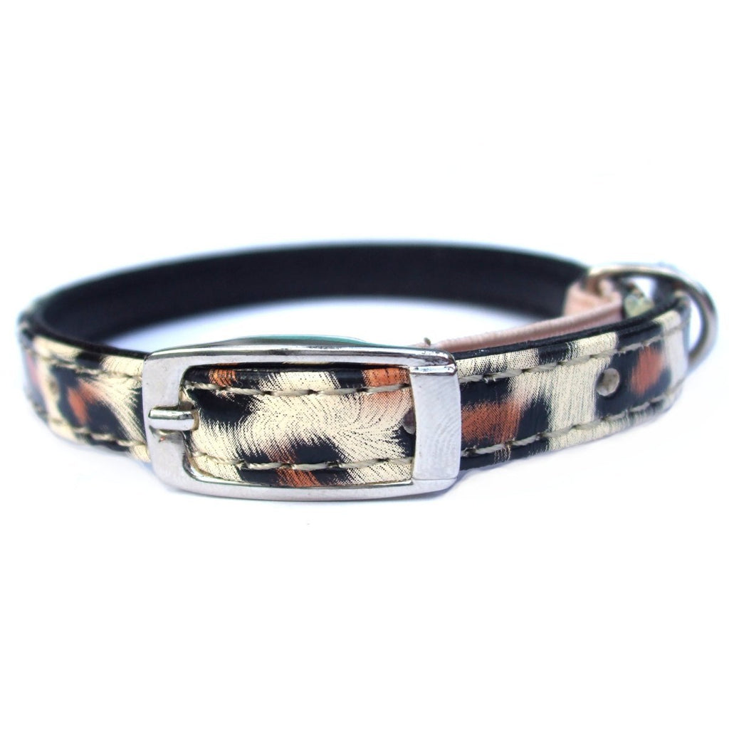 Leopard Print Cat Collar