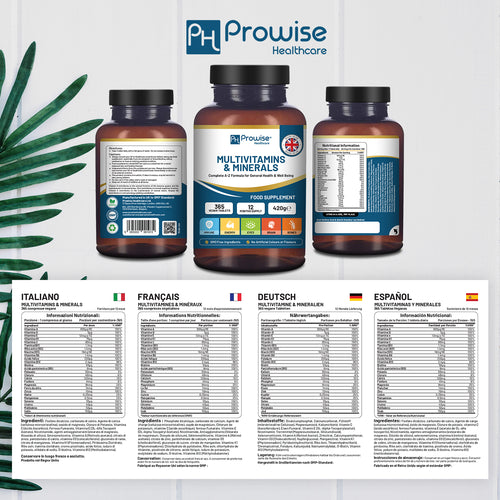A-Z Multivitamins & Minerals - 365 Vegan Multivitamin Tablets - 1 Year Supply