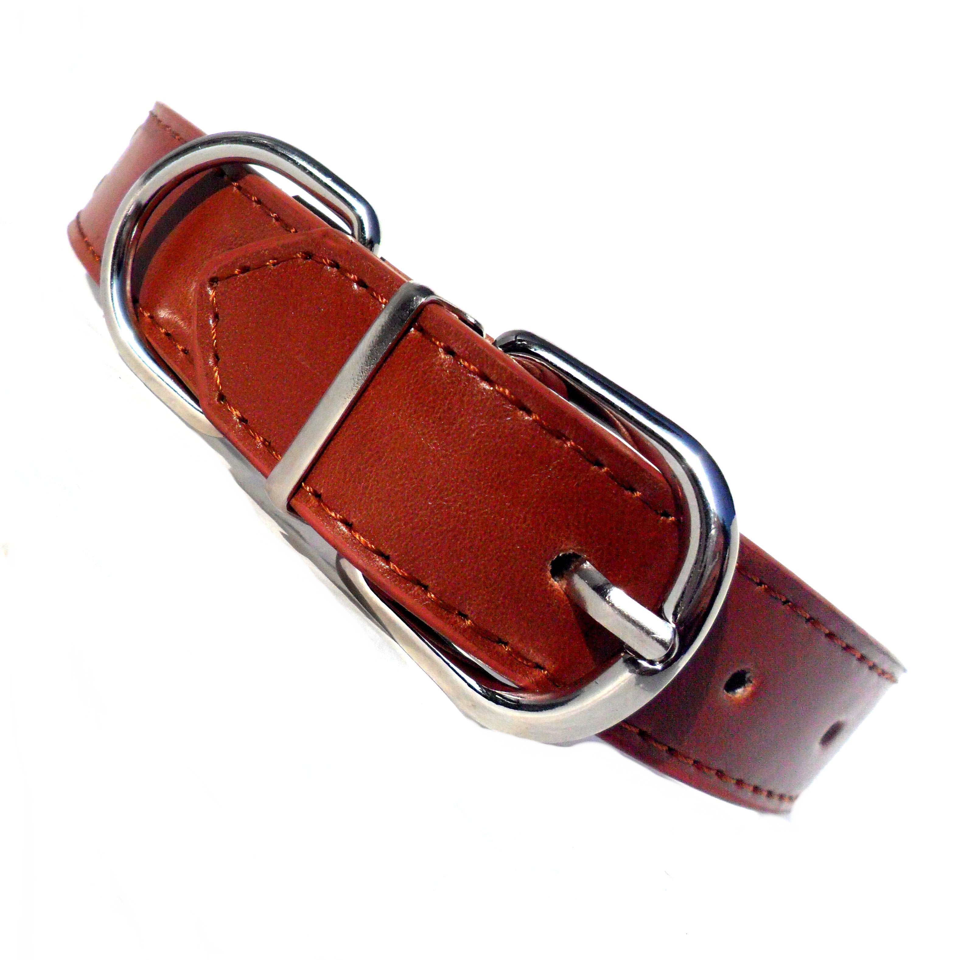 z Brown Stud Dog Collars