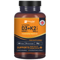 Vitamin D3 4000IU & K2 MK7 100µg Vegetarian Tablets I 180 ( 6 Months Supply) I E