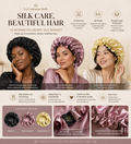 La Couronne Belle 22 Momme 6A Mulberry Silk Hair Bonnet – Double Layer Silk Slee
